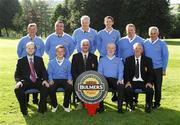 12 September 2007; The team and officials of Castlebar Golf Club, Mayo, back row, left to right, Stephen Munnelly, Rory Courell, Brendan Frost, David Haugh, Brian Hainsworth and Padraic Hurst, front row, left to right, Alan Andrews, Bulmers, Eoin Lisibach, Val Jennings, Captain, Seamus Cuffe and John Galvin, President before the Bulmers Junior Cup Semi-Finals. Bulmers Cups and Shields Finals 2007, Shandon Park Golf Club, Belfast, Co. Antrim. Picture credit: Ray McManus / SPORTSFILE