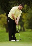 13 September 2007; James Mcmahon, Woodstock G.C., Ennis, Clare, putting on the 13th during the Bulmers Pierce Purcell Shield Semi-Finals. Bulmers Cups and Shields Finals 2007, Shandon Park Golf Club, Belfast, Co. Antrim. Picture credit: Ray McManus / SPORTSFILE