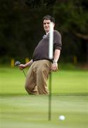 14 September 2007; Sean Acton, Tuam G.C., Galway, reacts to a missed putt on the 16th during the Bulmers Jimmy Bruen Shield Semi-Finals. Bulmers Cups and Shields Finals 2007, Shandon Park Golf Club, Belfast, Co. Antrim. Picture credit: Ray McManus / SPORTSFILE