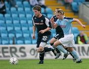 15 September 2007; Jamie Mulgrew, Linfield, in action against Aidan Watson, Ballymena United. CIS Insurance Cup, Group A, Ballymena United v Linfield, The Showgrounds, Ballymena, Co. Antrim. Picture credit; Oliver McVeigh / SPORTSFILE
