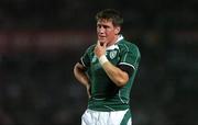 15 September 2007; Ronan O'Gara, Ireland, reacts during the game. 2007 Rugby World Cup, Pool D, Ireland v Georgia, Stade Chaban Delmas, Bordeaux, France. Picture credit; Brendan Moran / SPORTSFILE