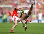 16 September 2007; Kieran O'Connor, Cork, in action against Bryan Sheehan, Kerry. Bank of Ireland All-Ireland Senior Football Championship Final, Kerry v Cork, Croke Park, Dublin. Picture credit; David Maher / SPORTSFILE