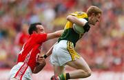 16 September 2007; Colm Cooper, Kerry, in action against Kieran O'Connor, Cork. Bank of Ireland All-Ireland Senior Football Championship Final, Kerry v Cork, Croke Park, Dublin. Picture credit; David Maher / SPORTSFILE