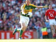 16 September 2007; Kerry's Kieran Donaghy goes through to score his first and his side's second goal. Bank of Ireland All-Ireland Senior Football Championship Final, Kerry v Cork, Croke Park, Dublin. Picture credit; Brian Lawless / SPORTSFILE