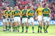 16 September 2007; The Kerry team led in the pre-match parade by captain Declan O'Sullivan. Bank of Ireland All-Ireland Senior Football Championship Final, Kerry v Cork, Croke Park, Dublin. Picture credit; Brian Lawless / SPORTSFILE