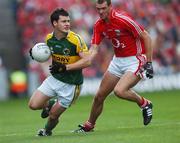 16 September 2007; Padraig Reidy, Kerry, in action against Pearse O'Neill, Cork. Bank of Ireland All-Ireland Senior Football Championship Final, Kerry v Cork, Croke Park, Dublin. Picture credit; Brian Lawless / SPORTSFILE