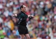 16 September 2007; Referee David Coldrick. Bank of Ireland All-Ireland Senior Football Championship Final, Kerry v Cork, Croke Park, Dublin. Picture credit; Brian Lawless / SPORTSFILE