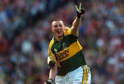 16 September 2007; Kerry's Kieran Donaghy celebrates his second and his side's third goal. Bank of Ireland All-Ireland Senior Football Championship Final, Kerry v Cork, Croke Park, Dublin. Picture credit; Brian Lawless / SPORTSFILE