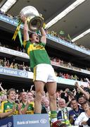 16 September 2007; Kerry wing-forward Paul Galvin lifts the Sam Maguire Cup. Bank of Ireland All-Ireland Senior Football Championship Final, Kerry v Cork, Croke Park, Dublin. Picture credit; Ray McManus / SPORTSFILE