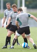 17 September 2007; Ireland captain Brian O'Driscoll in action against Gordon D'Arcy during squad training. 2007 Rugby World Cup, Pool D, Irish Squad Training, Stade Bordelais, Bordeaux, France. Picture credit: Brendan Moran / SPORTSFILE