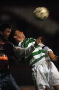 14 September 2007; Padraig Amond, Shamrock Rovers, in action against John Fitzgerald, Galway United. eircom League of Ireland Premier Division, Shamrock Rovers v Galway United, Tolka Park, Dublin. Picture credit; Stephen McCarthy / SPORTSFILE