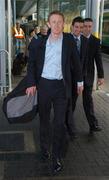 17 September 2007; Kerry footballers Colm Cooper, Aidan O'Mahony, and Darragh O Se arrive at the train station prior to the victorious Kerry team's departure to Kerry for their homecoming. Heuston Station, Dublin. Picture credit; Pat Murphy / SPORTSFILE