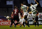 17 September 2007; Danny O'Connor, 6, Shamrock Rovers, scores his side's first goal. eircom League of Ireland Premier Division, Bohemians v Shamrock Rovers, Dalymount Park, Dublin. Picture credit; Stephen McCarthy / SPORTSFILE