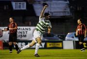 17 September 2007; Danny O'Connor, Shamrock Rovers, celebrates after scoring his side's first goal. eircom League of Ireland Premier Division, Bohemians v Shamrock Rovers, Dalymount Park, Dublin. Picture credit; Stephen McCarthy / SPORTSFILE