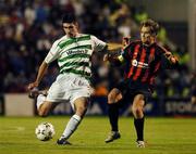 17 September 2007; Danny O'Connor, Shamrock Rovers, in action against Kevin Hunt, Bohemians. eircom League of Ireland Premier Division, Bohemians v Shamrock Rovers, Dalymount Park, Dublin. Picture credit; David Maher / SPORTSFILE