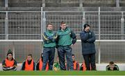 11 January 2015; Temporary Kerry manager Darragh O Sé, centre, with his selectors Seamus Moynihan, right, and John Shanahan. McGrath Cup, Quarter-Final, Kerry v IT Tralee, Austin Stack Park, Tralee, Co. Kerry. Picture credit: Brendan Moran / SPORTSFILE