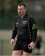 10 January 2015; Paul Foley, Referee. Waterford Crystal Cup Preliminary Round, Cork v University of Limerick, CIT GAA Grounds, Bishopstown, Co. Cork. Picture credit: Brendan Moran / SPORTSFILE