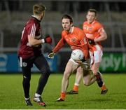 14 January 2015; Tony McKernan, Armagh, in action against Jerome Johnston, St Mary's University College. Bank of Ireland Dr McKenna Cup, Group B, Round 3, Armagh v St Mary's University College. Athletic Grounds, Armagh. Picture credit: Oliver McVeigh / SPORTSFILE