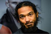 15 January 2015; Benson Henderson after an open workout session ahead of his fight against Donald Cerrone in TD Garden, Boston, on Sunday. UFC Fight Night Open Workouts, UFC Gym, Boston, Massachusetts, USA. Picture credit: Ramsey Cardy / SPORTSFILE
