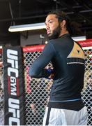 15 January 2015; Benson Henderson during an open workout session ahead of his fight against Donald Cerrone in TD Garden, Boston, on Sunday. UFC Fight Night Open Workouts, UFC Gym, Boston, Massachusetts, USA. Picture credit: Ramsey Cardy / SPORTSFILE