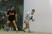 15 September 2007; Seamus O'Carroll, Limerick, in action against Ciaran Neary, Kilkenny. The Martin Donnelly All-Ireland 60 x 30 Handball Minor Doubles Final, Kilkenny v Limerick, Handball Alley, Croke Park, Dublin. Picture credit: Pat Murphy / SPORTSFILE
