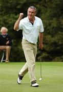 15 September 2007; Neil O'Brien, Muskerry Golf Club, Co. Cork, celebrates sinking a putt on the 20th which ultimately proved to be the winning putt for the Bulmers Jimmy Bruen Shield. Bulmers Cups and Shields Finals 2007, Shandon Park Golf Club, Belfast, Co. Antrim. Picture credit: Ray McManus / SPORTSFILE