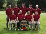 14 September 2007; The team and officials of Banbridge Golf Club, Co. Down, back row, left to right, Alastair McCully, Johnny Ward, Rory Doran, Richard Kilpatrick and Jim Carvill, front row, left to right, Connor Doran, Morris Philips, Captain, Aidan Doran, Team Captain and Rory Leonard, before the Magners Senior Cup Semi-Finals. Magners Cups and Shields Finals 2007, Shandon Park Golf Club, Belfast, Co. Antrim. Picture credit: Ray McManus / SPORTSFILE