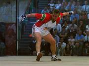 15 September 2007; Kevin Geraghty, Mayo, in action during his game against Eoin Kennedy and Egin Jensen, Dublin. The Martin Donnelly All-Ireland 60 x 30 Handball Senior Doubles Final, Dublin v Mayo, Handball Alley, Croke Park, Dublin. Picture credit: Pat Murphy / SPORTSFILE