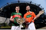 31 May 2016; Eoghan Collins of Mayo and Ciaran Clifford of Armagh in attendance at the Christy Ring, Nicky Rackard & Lory Meagher Finals media event. Croke Park, Dublin. Photo by Sam Barnes/Sportsfile