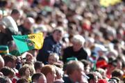 16 September 2007; A Kerry flag flies above the heads of football fans before the start of the match. Bank of Ireland All-Ireland Senior Football Championship Final, Kerry v Cork, Croke Park, Dublin. Picture credit; Brian Lawless / SPORTSFILE