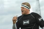 18 September 2007; Leinster's Jamie Heaslip during a training session. Leinster Squad Training, University College Dublin, Dublin. Picture credit; Pat Murphy / SPORTSFILE