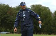 18 September 2007; Leinster coach Michael Cheika watches his players during a training session. Leinster Squad Training, University College Dublin, Dublin. Picture credit; Pat Murphy / SPORTSFILE