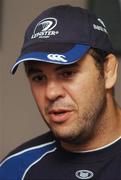 18 September 2007; Leinster coach Michael Cheika during a press briefing. David Lloyd Riverview, Dublin. Picture credit; Pat Murphy / SPORTSFILE