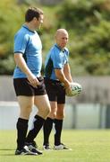 18 September 2007; Ireland's Peter Stringer with Marcus Horan, left, during squad training. 2007 Rugby World Cup, Pool D, Irish Squad Training, Stade Bordelais, Bordeaux, France. Picture credit: Brendan Moran / SPORTSFILE