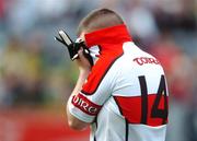 16 September 2007; Derry's Gavin McGeehan after defeat to Galway. ESB All-Ireland Minior Football Championship Final, Galway v Derry, Croke Park, Dublin. Picture credit; Brian Lawless / SPORTSFILE