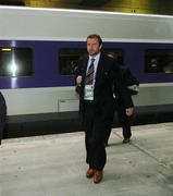 19 September 2007; Ireland player Geordan Murphy on the squad's arrival by TGV at Gare Montparnasse ahead of their Pool D match with France on Friday night next. 2007 Rugby World Cup, Paris, France. Picture credit: Brendan Moran / SPORTSFILE