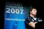 20 September 2007; Ireland captain Brian O'Driscoll at a press conference. Ireland Rugby Press Conference, 2007 Rugby World Cup, Sofitel Porte Des Serves, Paris, France. Picture credit: Brendan Moran / SPORTSFILE