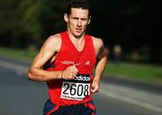 22 September 2007; Gary Crossan, Letterkenny, who finished second, in action during the adidas Dublin Half Marathon. Phoenix Park, Dublin. Picture credit; Tomas Greally / SPORTSFILE