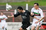 22 September 2007; Phillip McBirney, Armagh City, in action against Michael Halliday, Glentoran. Carnegie Premier League, Glentoran v Armagh City. The Oval, Belfast, Co. Antrim. Picture credit; Oliver McVeigh / SPORTSFILE