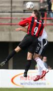 22 September 2007; Martin Reilly, left, Crusaders, in action against Johnny Topley, Portadown. Carnegie Premier League, Crusaders v Portadown. Seaview, Belfast, Co. Antrim. Picture credit; Peter Morrison / SPORTSFILE