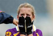 23 September 2007; A dejected Sharon Kehoe, Wexford, at the end of the game. TG4 All-Ireland Ladies Intermediate Football Championship Final, Wexford v Leitrim, Croke Park, Dublin. Picture credit; David Maher / SPORTSFILE