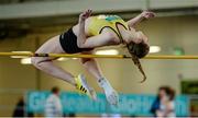 17 January 2015; Roisin Howard, Bandon AC, in action in the high jump in the Senior Women Pentathlon event. GloHealth National Indoor Combined Events Championships, Athlone International Arena, Athlone, Co. Westmeath. Picture credit: Piaras O Midheach / SPORTSFILE
