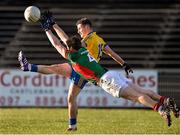 18 January 2015; Ciaran Murtagh, Roscommon, in action against Lee Keegan , Mayo. FBD League, Section A, Round 3, Mayo v Roscommon, Elverys MacHale Park, Castlebar, Co. Mayo. Picture credit: David Maher / SPORTSFILE