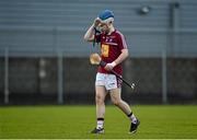 18 January 2015; Cormac Boyle, Westmeath, at the final whistle after defeat against Galway. Bord na Mona Walsh Cup, Group 4, Round 2, Westmeath v Galway, Cusack Park, Mullingar, Co. Westmeath. Picture credit: Pat Murphy / SPORTSFILE