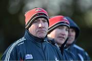 18 January 2015; Cork manager Brian Cuthbert. McGrath Cup, Semi-Final, Cork v Waterford, Clashmore, Co. Waterford. Picture credit: Matt Browne / SPORTSFILE