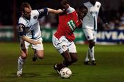 24 September 2007; Joseph Ndo, St. Patrick’s Athletic, in action against Stephen O'Donnell, Bohemians. FAI Ford Cup Quarter Final, St. Patrick’s Athletic v Bohemians, Richmond Park, Dublin. Picture credit; David Maher / SPORTSFILE