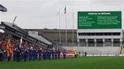 23 September 2007; The Artane Band playing the National Anthem before the start of the game.TG4 All-Ireland Ladies Senior Football Championship Final, Cork v Mayo, Croke Park, Dublin. Picture credit; Paul Mohan / SPORTSFILE