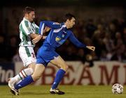 25 September 2007; Robbie Hedderman, Waterford United, in action against Denis Behan, Cork City. FAI Ford Cup Quarter Final Replay, Waterford United v Cork City, Turner's Cross, Cork. Picture credit; Brian Lawless / SPORTSFILE