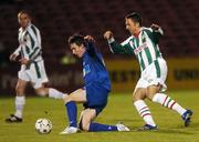 25 September 2007; Alan Kearney, Waterford United, in action against Gareth Farrelly, Cork City. FAI Ford Cup Quarter Final Replay, Waterford United v Cork City, Turner's Cross, Cork. Picture credit; Brian Lawless / SPORTSFILE