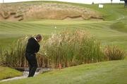 26 September 2007; Seve Ballesteros plays from the rough onto the 8th green. The Seve Trophy, Pro-Am, The Heritage Golf & Spa Resort, Killenard, Co. Laois. Picture credit: Matt Browne / SPORTSFILE